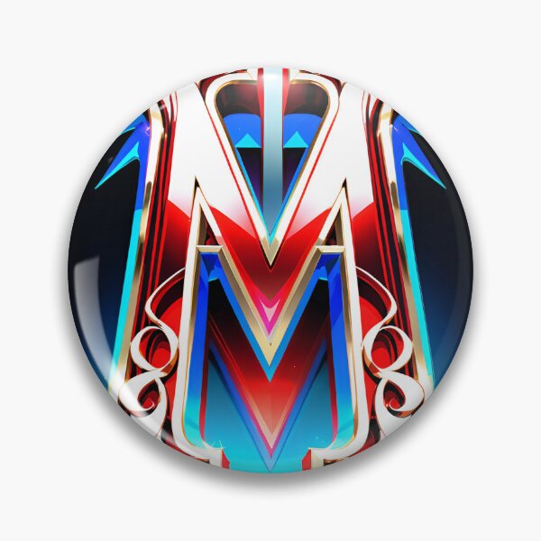 Item preview, The letter "M" designed in a luxurious and striking style. designed and sold by MissYouONLY.