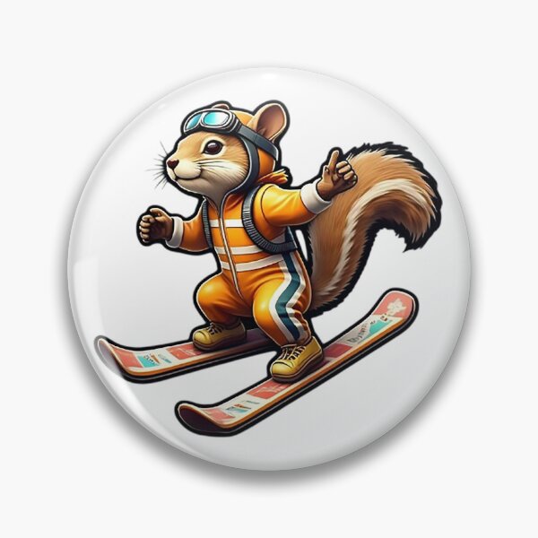 Item preview, SKIING SQUIRREL designed and sold by likbatonboot.