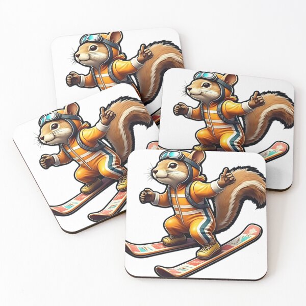 Item preview, SKIING SQUIRREL designed and sold by likbatonboot.