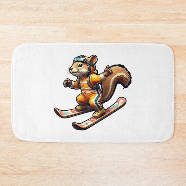 Item preview, SKIING SQUIRREL designed and sold by likbatonboot.