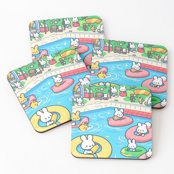 Item preview, Bunny Pool Party designed and sold by jinwooo.