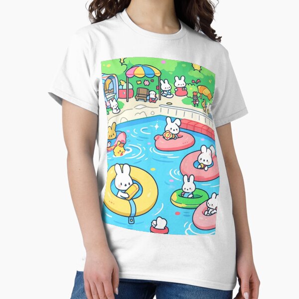 Item preview, Bunny Pool Party designed and sold by jinwooo.