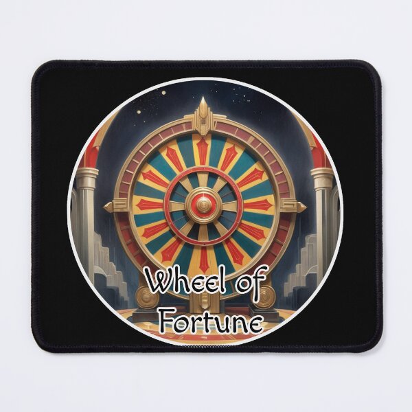 Item preview, Major Arcana Tarot Cards - Art Deco Wheel of Fortune designed and sold by Pixel Waite.