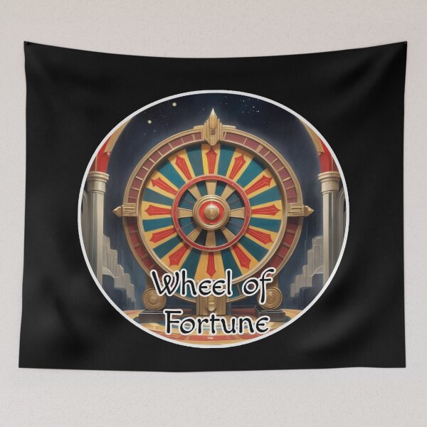 Item preview, Major Arcana Tarot Cards - Art Deco Wheel of Fortune designed and sold by Pixel Waite.