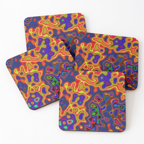 Item preview, Beautiful Graphics Neon Color Geometric Embroidery Design  designed and sold by Codingart9.