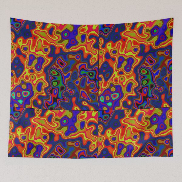 Item preview, Beautiful Graphics Neon Color Geometric Embroidery Design  designed and sold by Codingart9.
