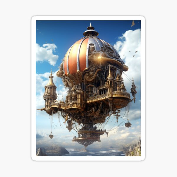 Item preview, Steampunk Airships 01 designed and sold by Studio Magical Moments.