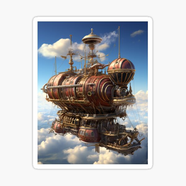 Item preview, Steampunk Airships 02 designed and sold by Studio Magical Moments.