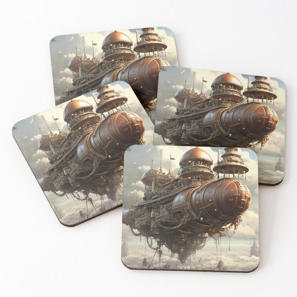 Item preview, Steampunk Airships 03 designed and sold by Studio Magical Moments.