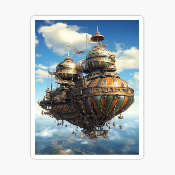Item preview, Steampunk Airships 04 designed and sold by Studio Magical Moments.