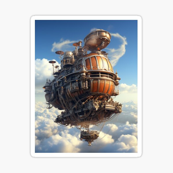 Item preview, Steampunk Airships 06 designed and sold by Studio Magical Moments.