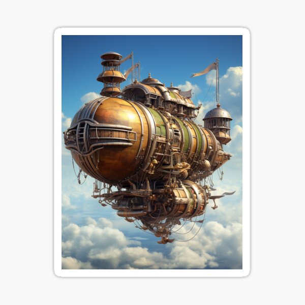 Item preview, Steampunk Airships 07 designed and sold by Studio Magical Moments.