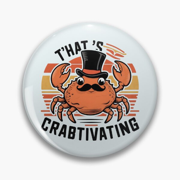 Item preview, That’s Crabtivating – Charming Crab Pun Design designed and sold by Jollys-ArtShop.