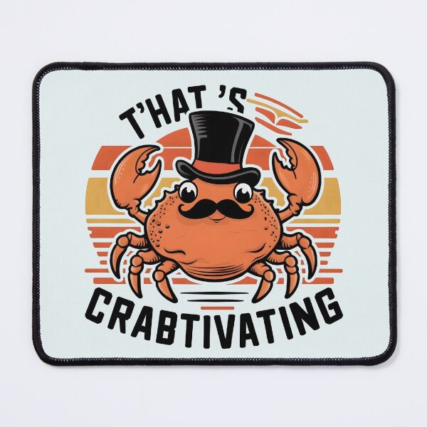 Item preview, That’s Crabtivating – Charming Crab Pun Design designed and sold by Jollys-ArtShop.