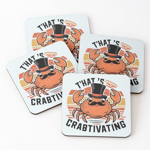 Item preview, That’s Crabtivating – Charming Crab Pun Design designed and sold by Jollys-ArtShop.