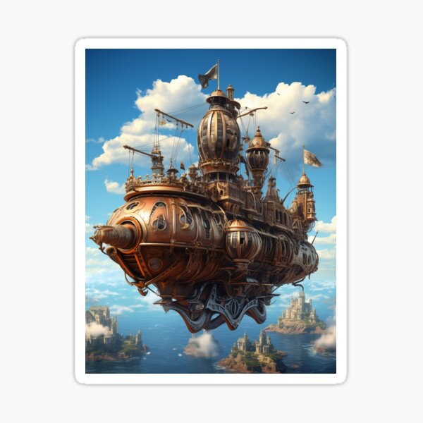 Item preview, Steampunk Airships 11 designed and sold by Studio Magical Moments.