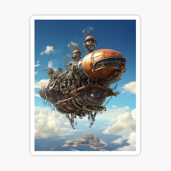 Item preview, Steampunk Airships 14 designed and sold by Studio Magical Moments.