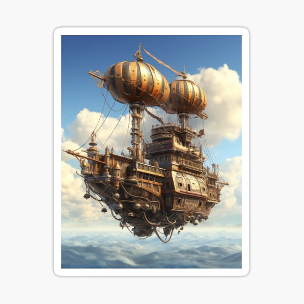 Item preview, Steampunk Airships 15 designed and sold by Studio Magical Moments.