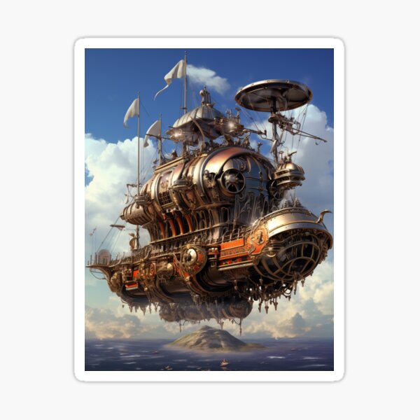 Item preview, Steampunk Airships 16 designed and sold by Studio Magical Moments.