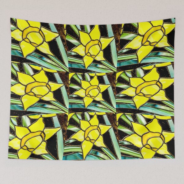 Item preview, Yellow Valuable Flowers Pattern designed and sold by Patternflower.