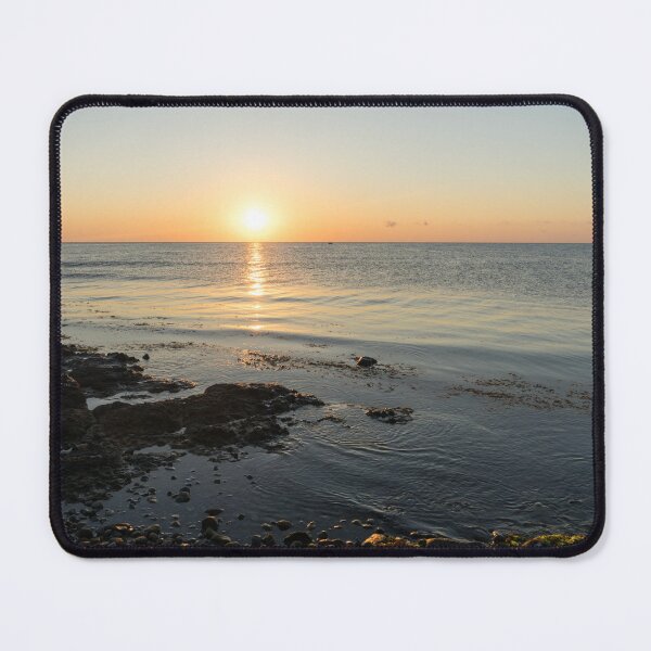 Item preview, Low Tide Sunset with a Fringe of Colorful Seaweed designed and sold by Georgia Mizuleva.