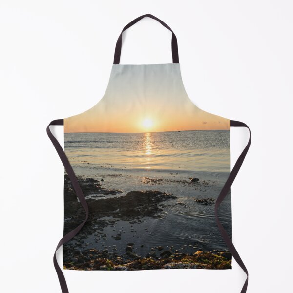 Item preview, Low Tide Sunset with a Fringe of Colorful Seaweed designed and sold by Georgia Mizuleva.