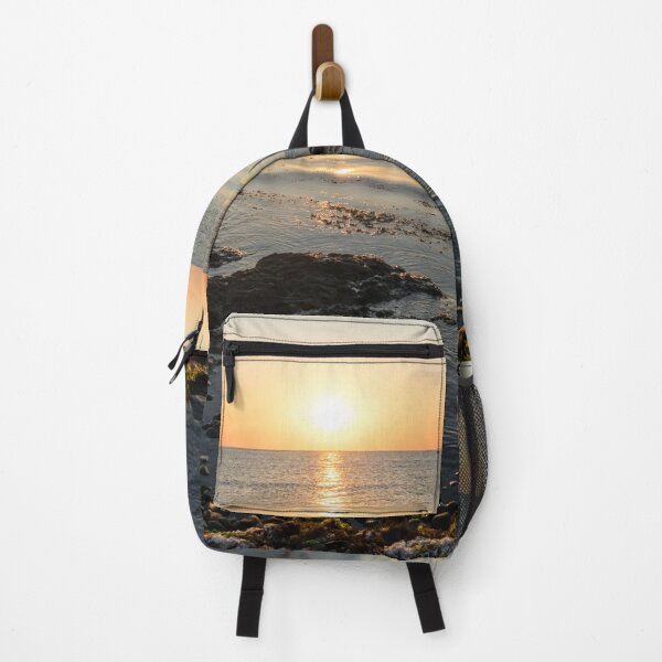 Item preview, Low Tide Sunset with a Fringe of Colorful Seaweed designed and sold by Georgia Mizuleva.