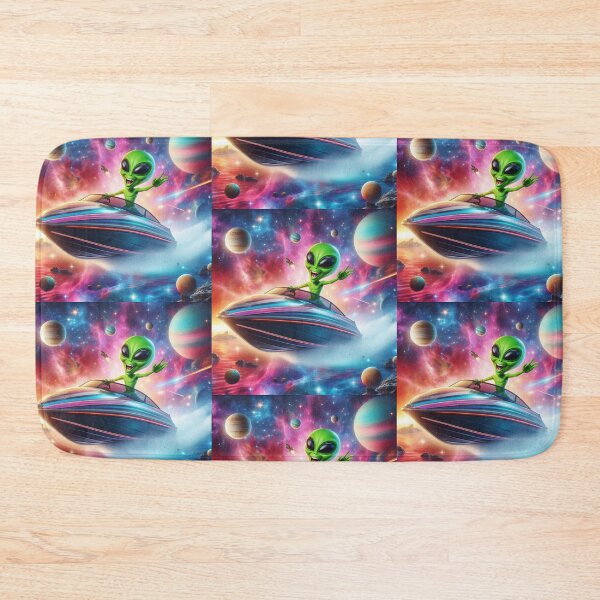 Item preview, Alien using a speedboat in space designed and sold by Dogandesighn.