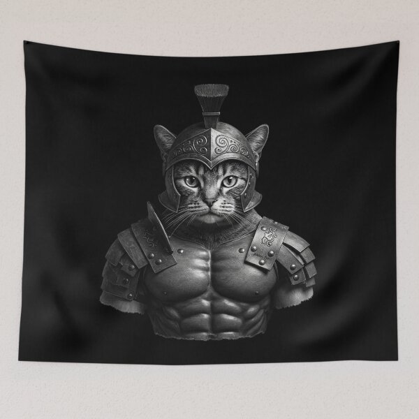 Item preview, Badass cat designed and sold by Fateh-Kro ⭐⭐⭐⭐⭐.
