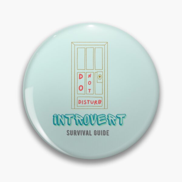 Item preview, Introvert Survival Guide - Closed Door Design for Privacy & Quiet Life Humor designed and sold by ShadeShard.