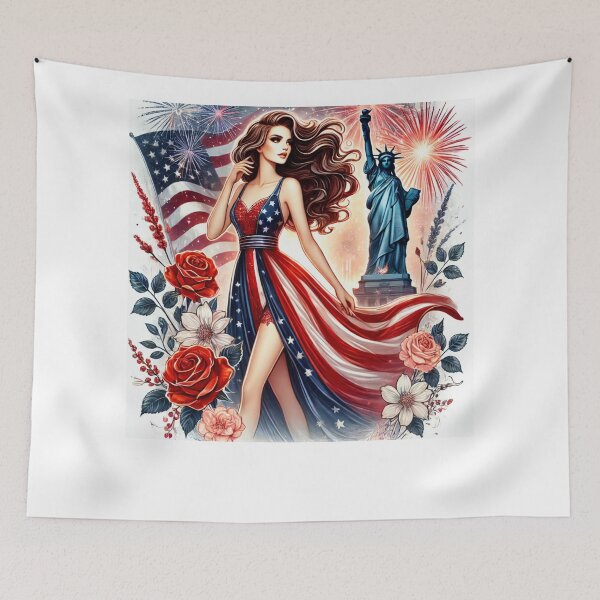 Item preview, Amazing America, Find Your Purpose , USA Woman designed and sold by Azazel77.