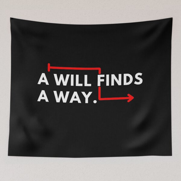 Item preview, A will find a way. – Motivation for Focus and Success designed and sold by PeakMind.