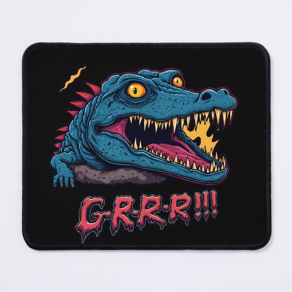 Item preview, Fierce Monster Croc – A Roaring Beast with Deadly Fangs! designed and sold by DopeVibeStuff.