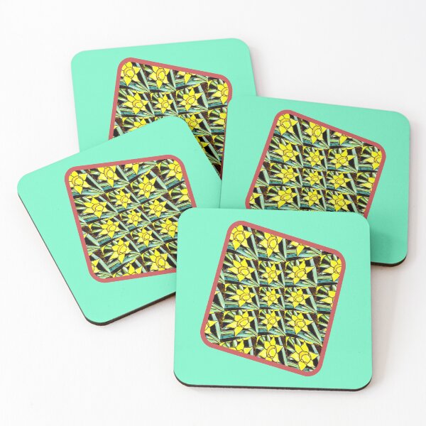 Item preview, Yellow Valuable Flowers Pattern designed and sold by Patternflower.