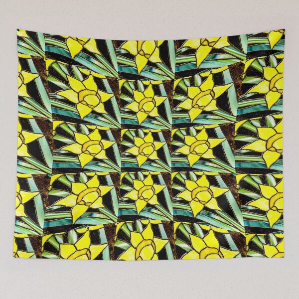 Item preview, Yellow Valuable Flowers Pattern designed and sold by Patternflower.