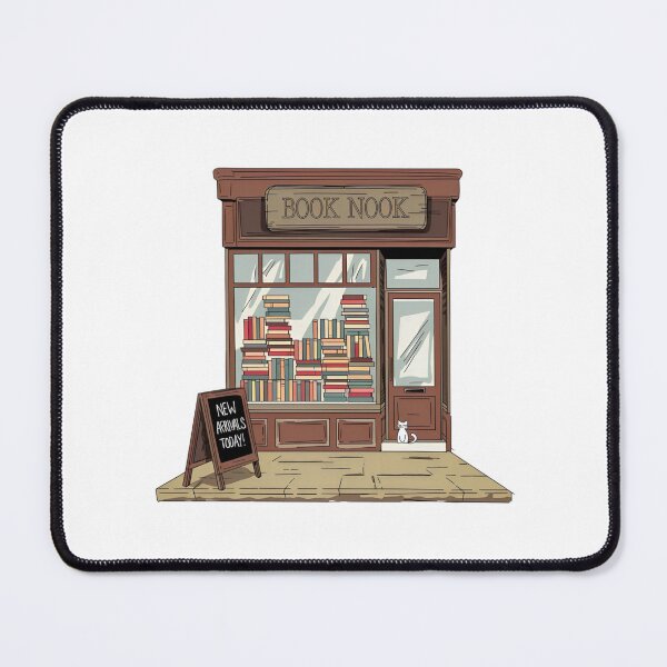 Item preview, Book Nook - Cozy Retro Bookstore Design designed and sold by OldSchoolRetro.