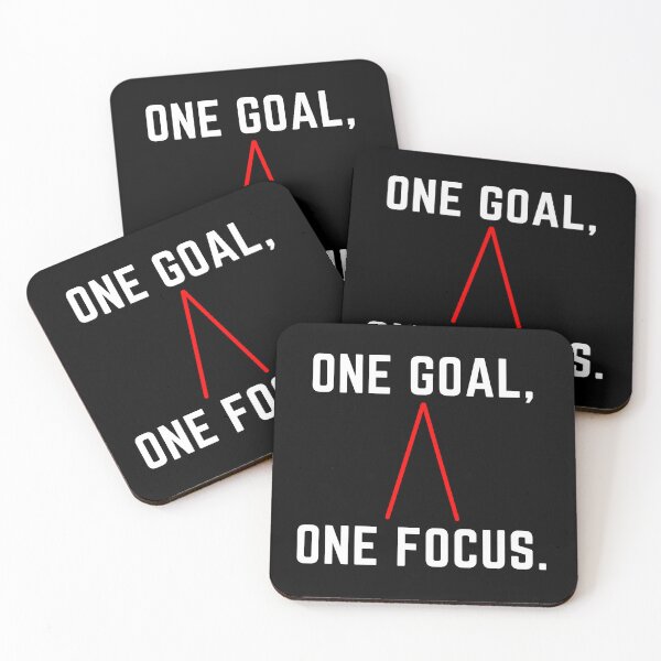 Item preview, One goal, one focus. – Motivation for Focus and Success designed and sold by PeakMind.