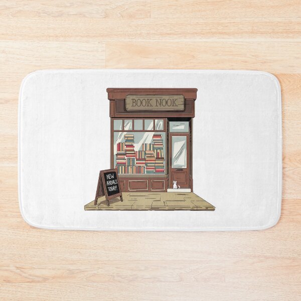 Item preview, Book Nook - Cozy Retro Bookstore Design designed and sold by OldSchoolRetro.