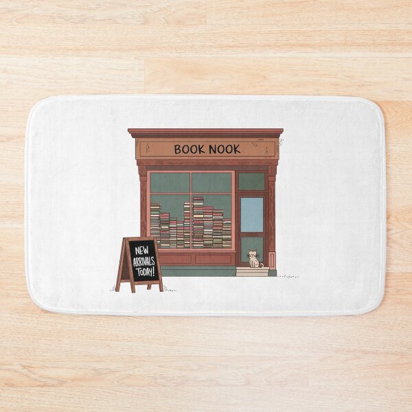 Item preview, Book Nook - Cozy Retro Bookstore Design designed and sold by OldSchoolRetro.