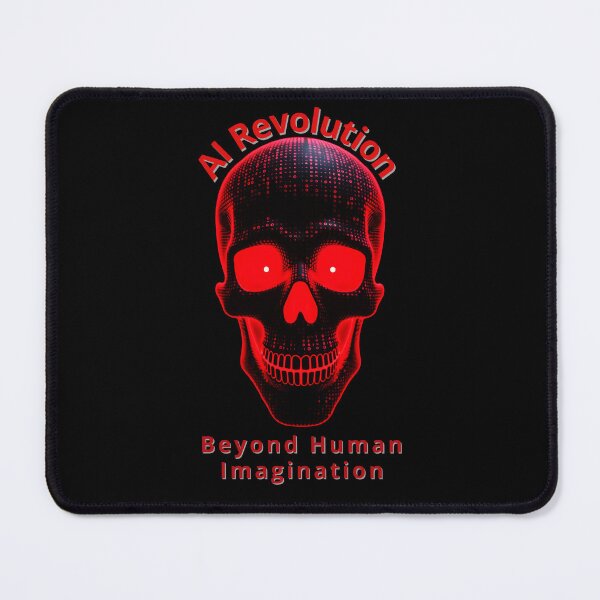 Item preview, AI Revolution Skull Design designed and sold by Dakson Design - Fantasy Art.