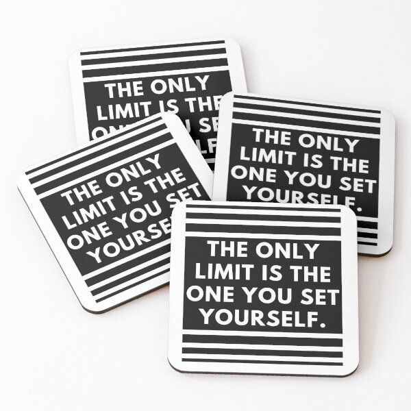 Item preview, The only limit is the one you set yourself. – Motivation for Focus and Success designed and sold by PeakMind.
