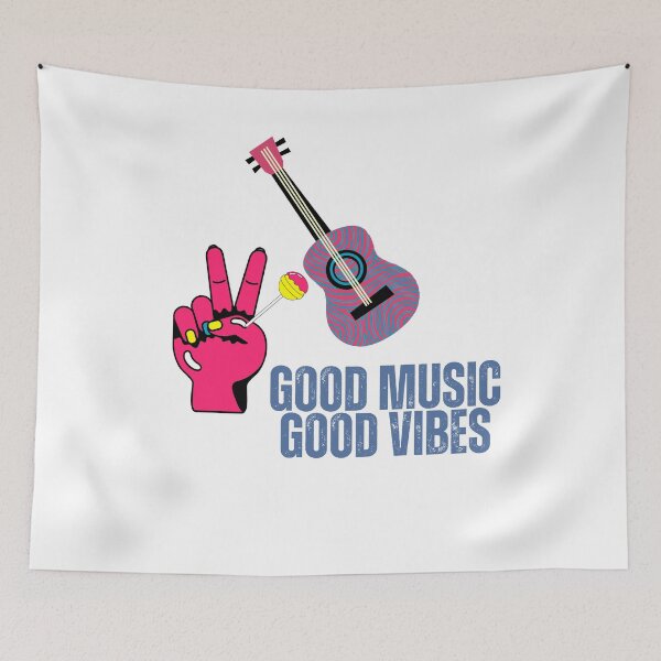 Item preview, Good Music, Good Vibes designed and sold by KA-Design-Art.