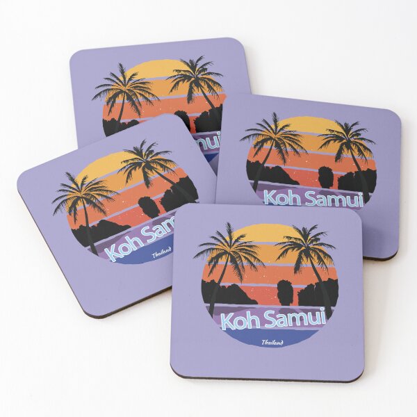 Item preview, Koh Samui Thailand vacation palm beach sunset designed and sold by Catasa06.