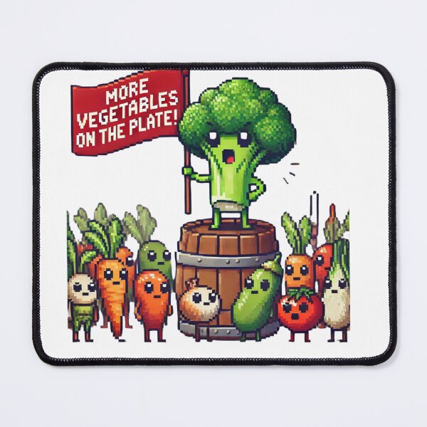 Item preview, More vegetables on the plate! designed and sold by PixCthulhu.