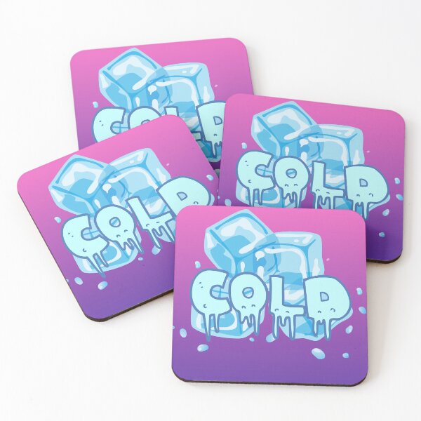 Item preview, COLD - Ice Cube Aesthetic Chill Design designed and sold by Chillspire.