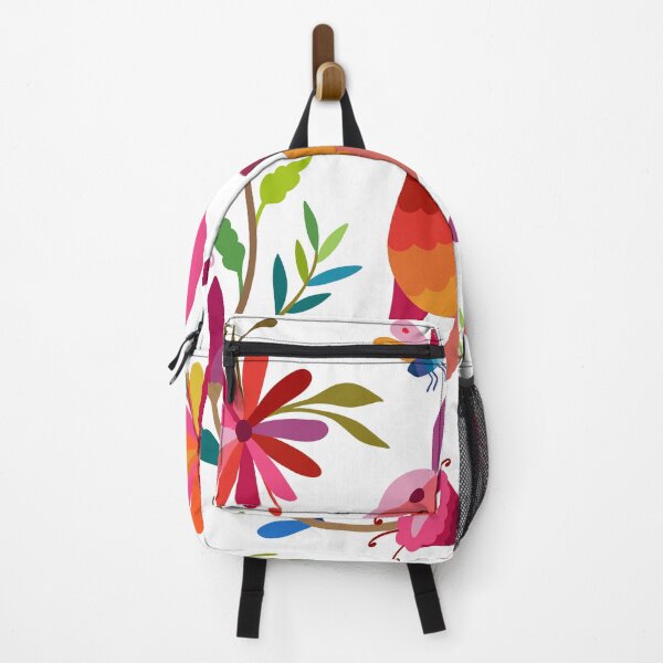 Item preview, bird and flowers composition. Otomi designed and sold by InshynaArt.