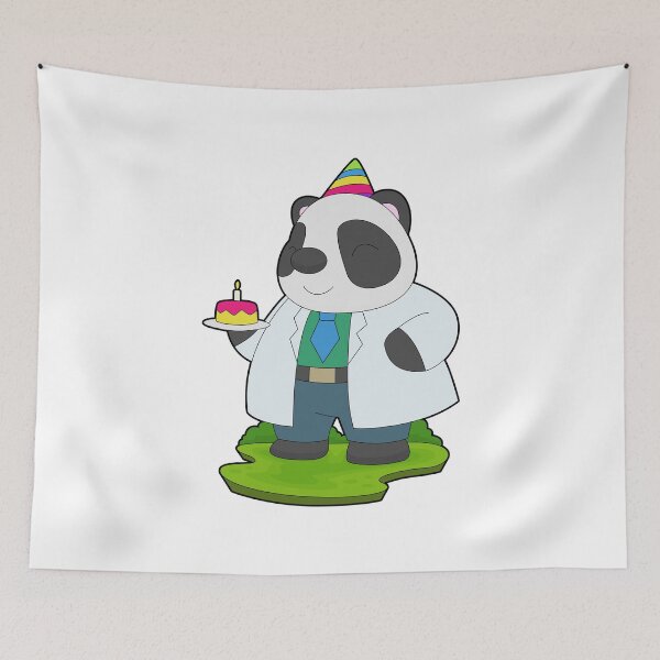 Item preview, Panda Birthday Doctor designed and sold by Snabdesign84.