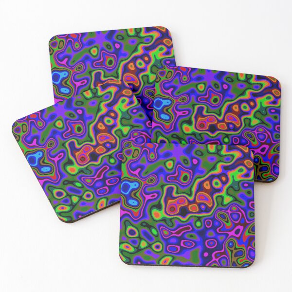 Item preview, Beautiful Graphics embroidery Geometric Neon Color Patterns  designed and sold by Codingart9.