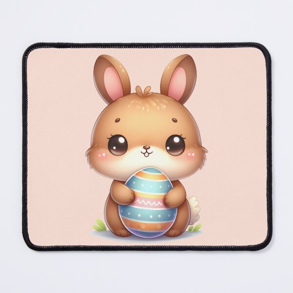 Item preview, Cute Kawaii Brown Easter Bunny designed and sold by AnmitsuArt.