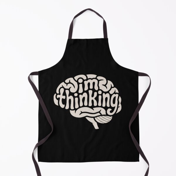Item preview, Witty "I’m Thinking" Brain Typography designed and sold by Taans-Creation.